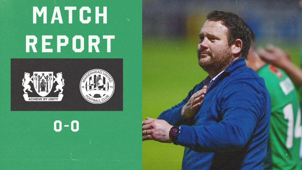 MATCH REPORT | Yeovil Town – Maidenhead United