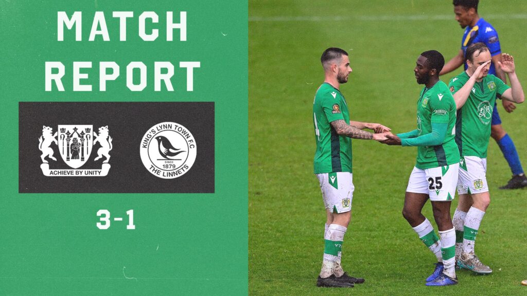 MATCH REPORT | Yeovil Town – King’s Lynn Town