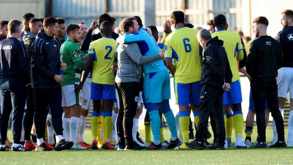 Haringey Borough and Yeovil Town look forward to football being the winner on Tuesday