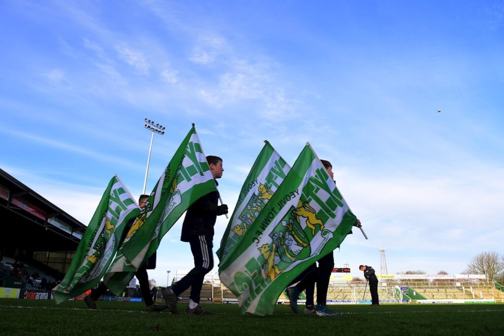 Bring your flags and banners for the play-off clash!