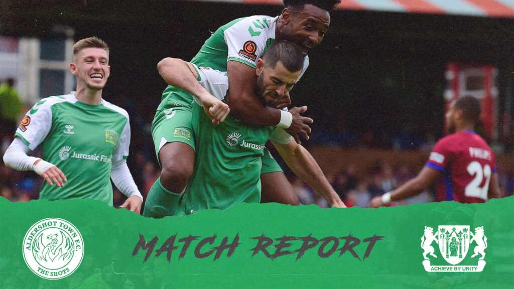 MATCH REPORT | Aldershot Town 1 - 2 Yeovil Town