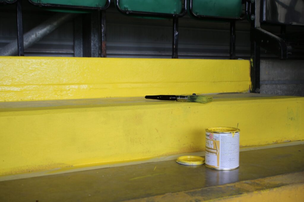 Volunteers help improve Huish Park