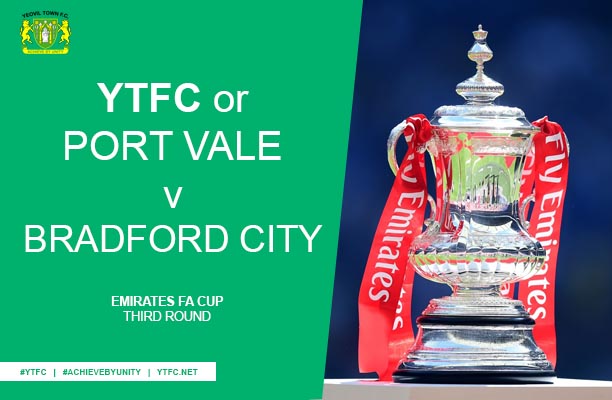 NEWS | It’s Bradford in the FA Cup if Town progress