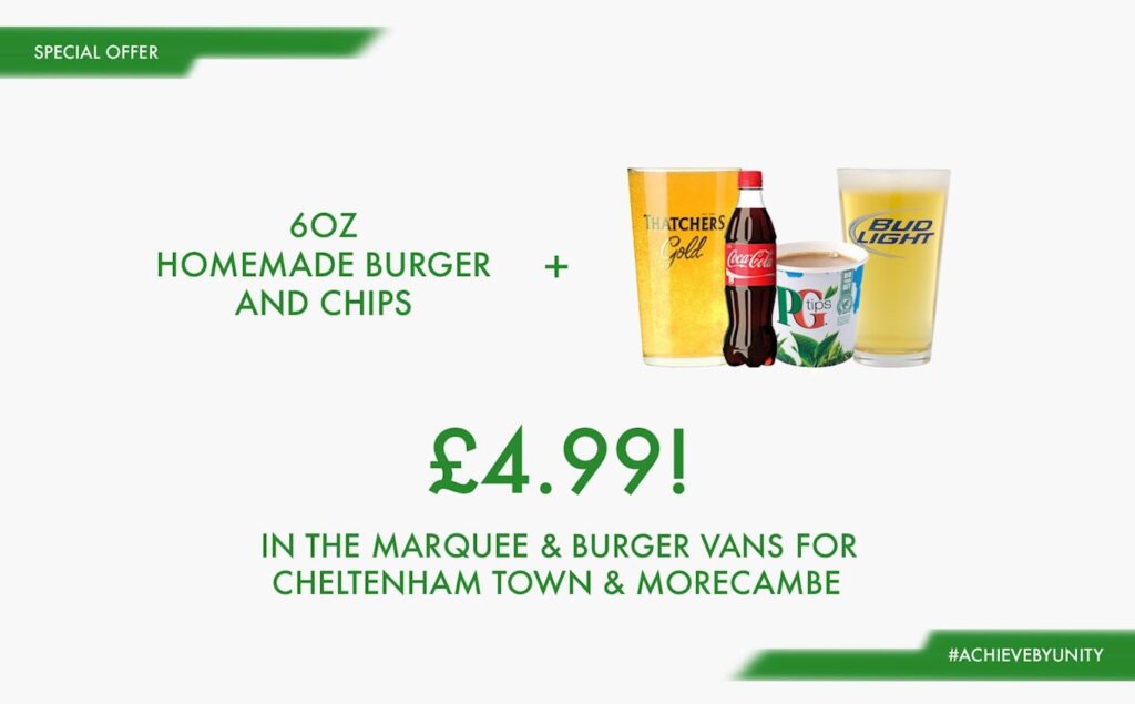 MEAL DEAL | Burger, chips and a drink for just £4.99