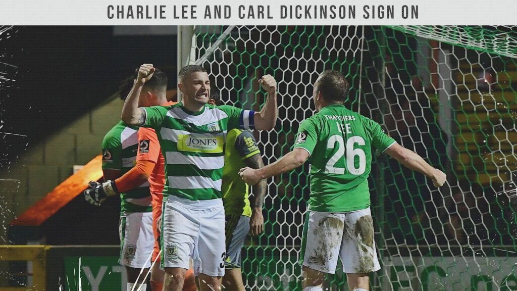 CONTRACT | Experienced duo Carl Dickinson and Charlie Lee remain at Huish Park