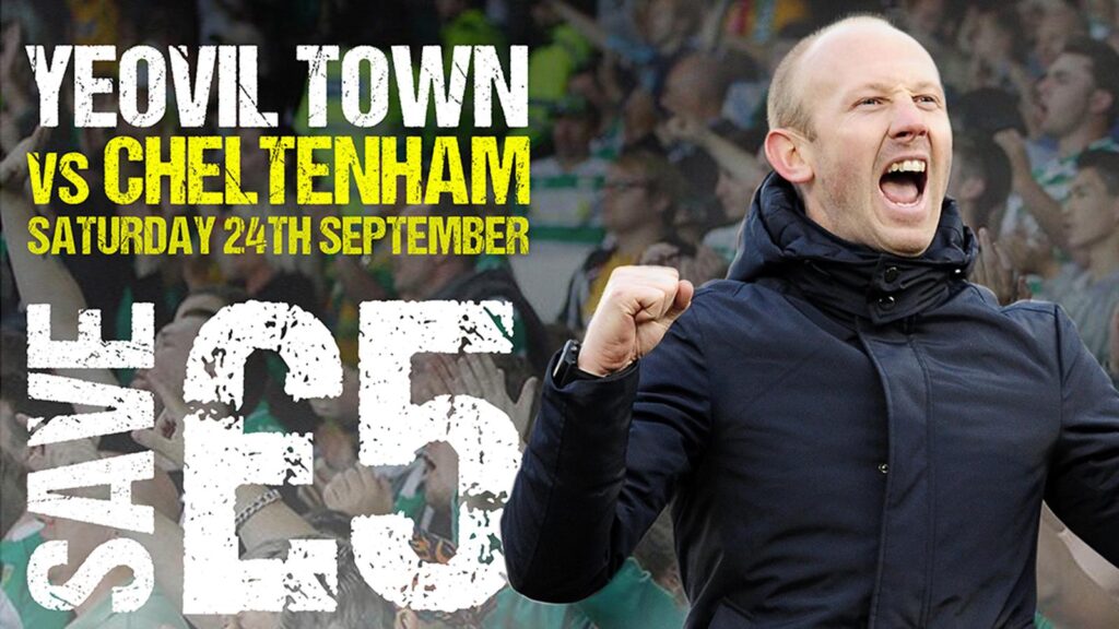 BUY YOUR CHELTENHAM TOWN TICKETS ONLINE AND SAVE £5!