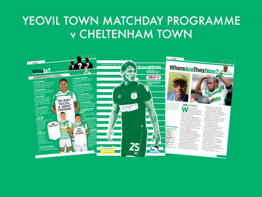 PROGRAMME | Green & White issue three