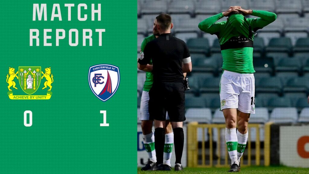 MATCH REPORT | Yeovil Town 0-1 Chesterfield