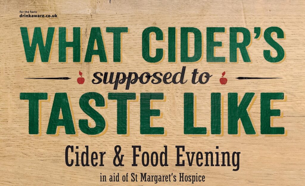 NEWS | Thatchers are hosting a Cider & Food evening in aid of St Margaret’s Hospice