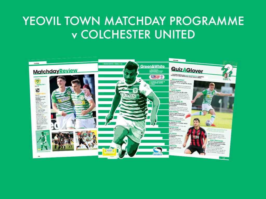 PROGRAMME | Green & White issue six
