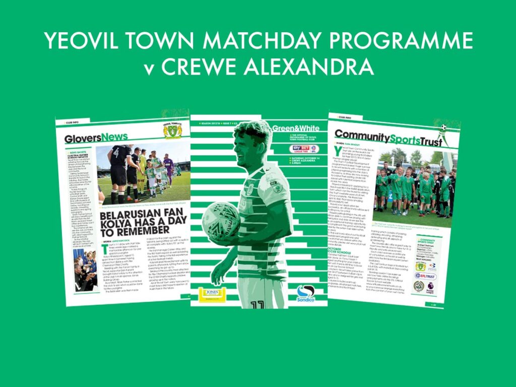 PROGRAMME | Green & White issue seven