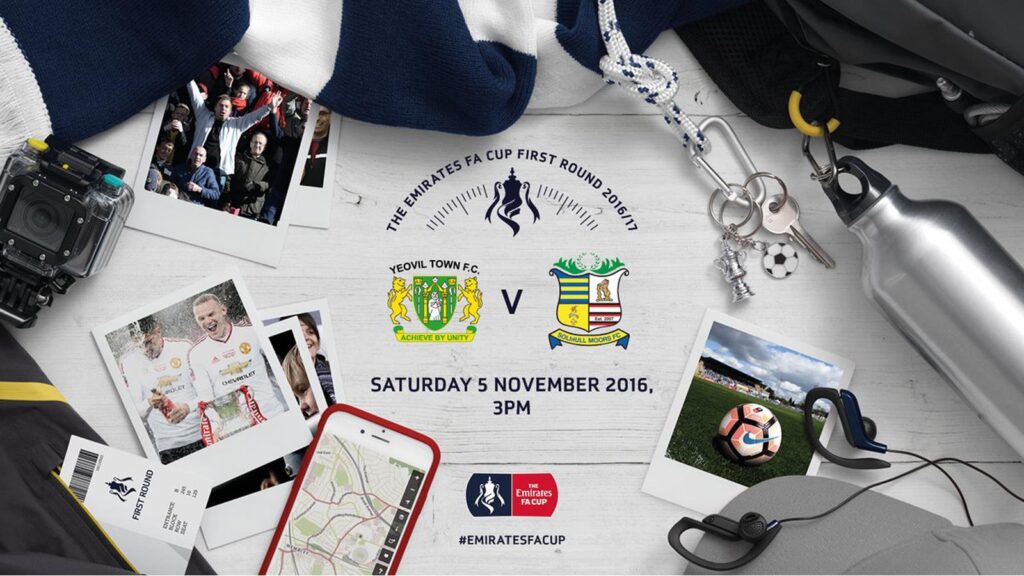 SUPPORT THE GLOVERS IN THE EMIRATES FA CUP FIRST ROUND