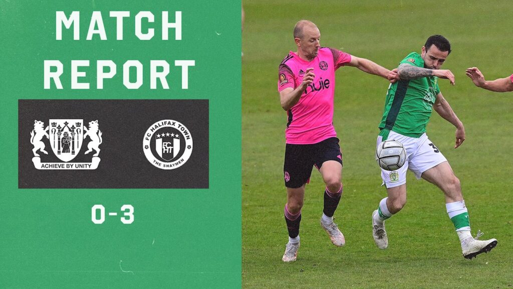MATCH REPORT | Yeovil Town – FC Halifax Town