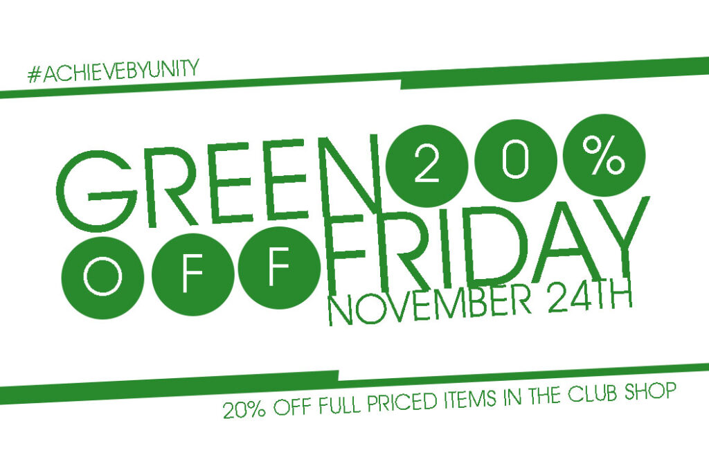SHOP | Green Friday - enjoy 20% off!