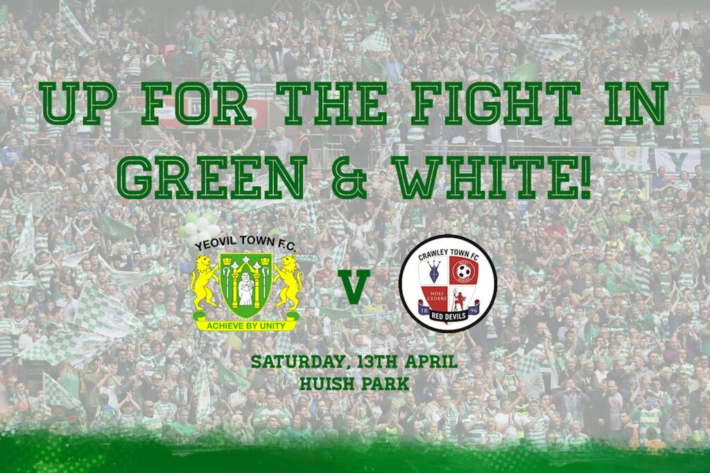 WHAT'S ON | Yeovil Town v Crawley Town