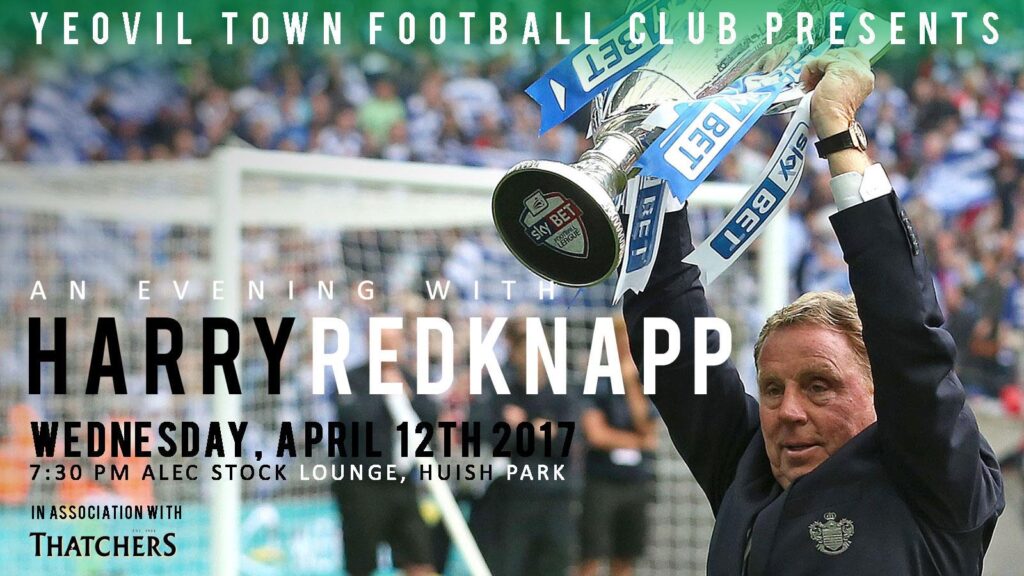 YTFC PRESENTS AN EVENING WITH HARRY REDKNAPP