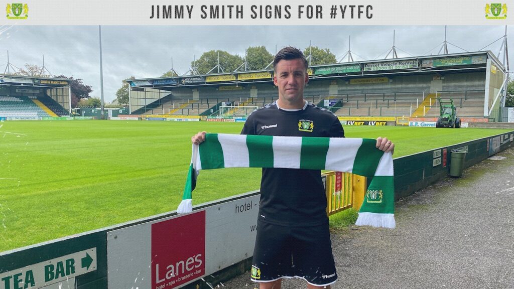 TRANSFER | Jimmy Smith returns to Yeovil Town