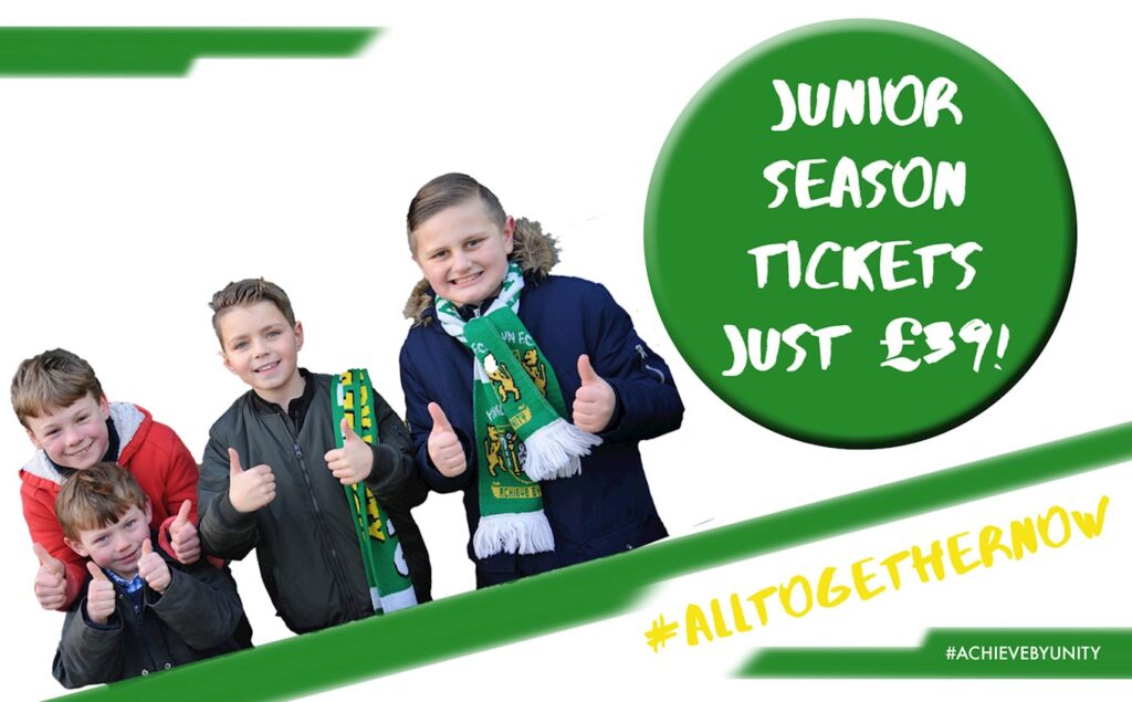 TICKETS | Juniors can enjoy 2018/19 for just £39!