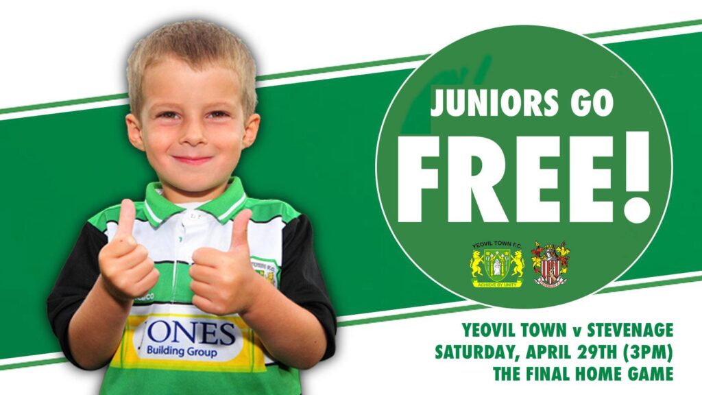 JUNIORS GO FREE THIS SATURDAY!