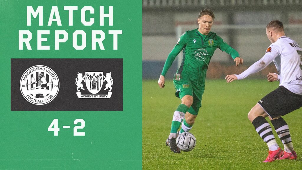 MATCH REPORT | Maidenhead United 4-2 Yeovil Town