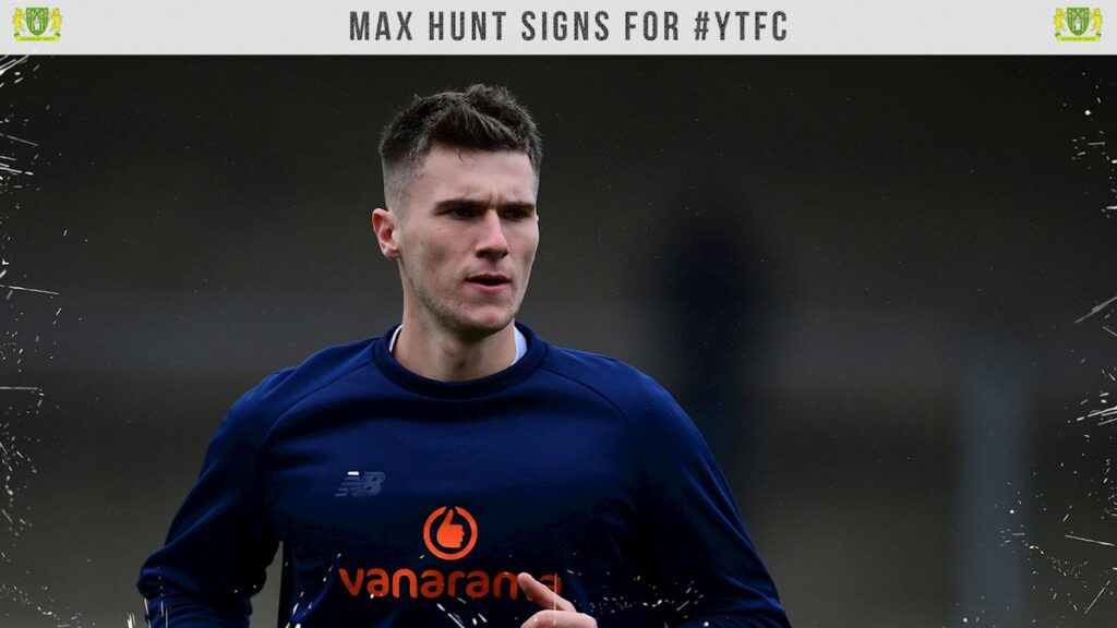 SIGNING | Max Hunt signs permanently for Yeovil Town