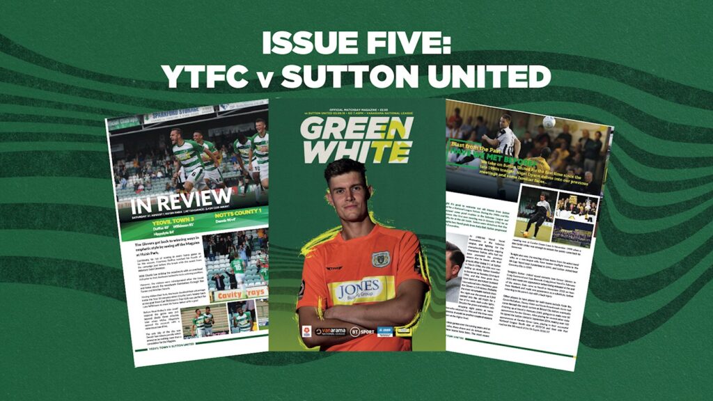 PROGRAMME | Don't miss Green & White issue five