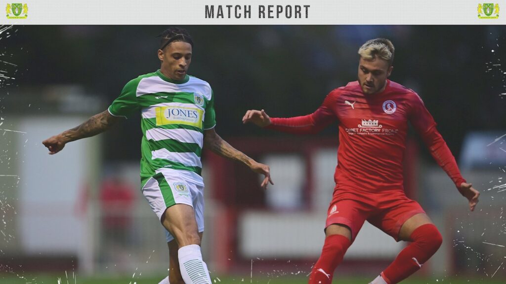 MATCH REPORT | Frome Town 1-2 Yeovil Town
