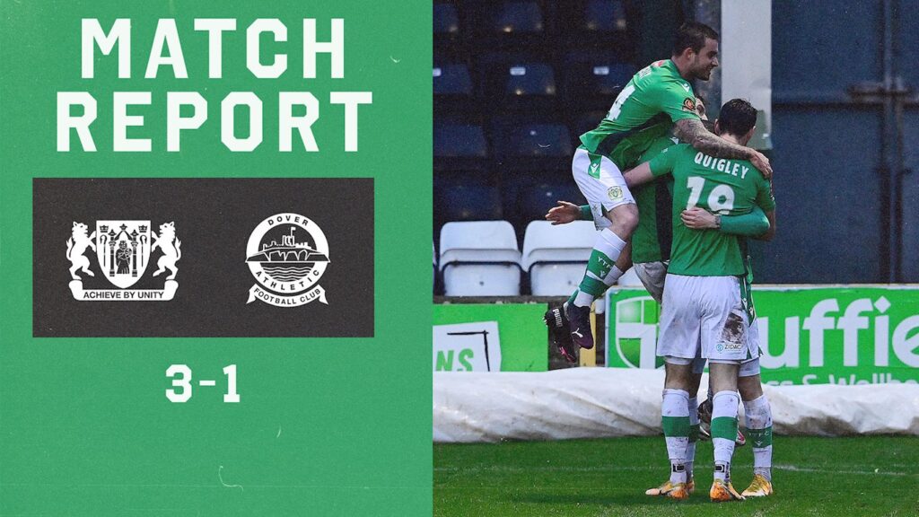MATCH REPORT | Yeovil Town 3 – 1 Dover Athletic