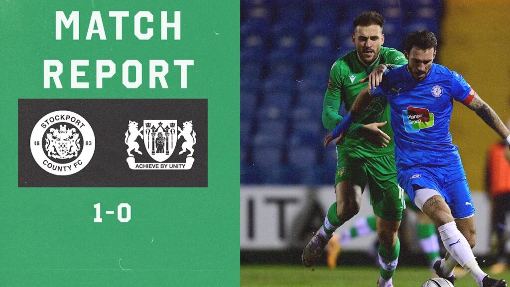 MATCH REPORT | Stockport County 1 - 0 Yeovil Town