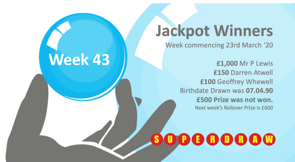 LOTTERY | Goalden gate Week 42 & 43