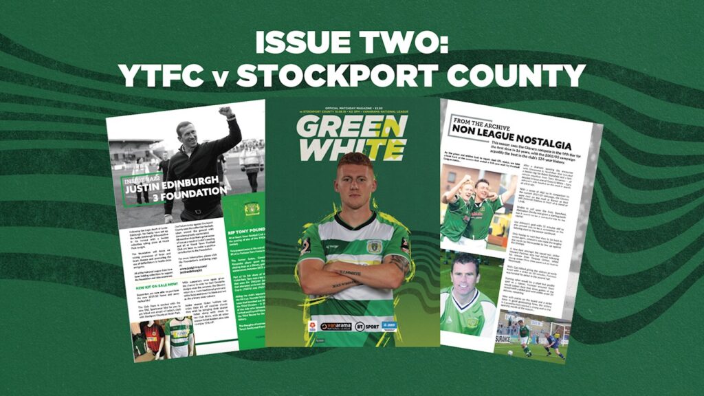 PROGRAMME | Don’t miss issue two of Green & White!