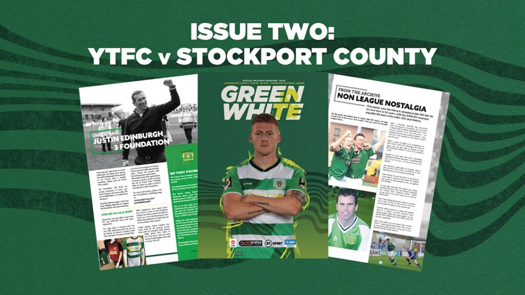 PROGRAMME | Don't miss issue two of Green & White!