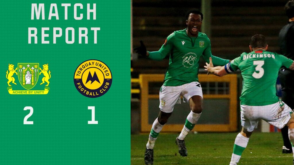 MATCH REPORT | Yeovil Town – Torquay United