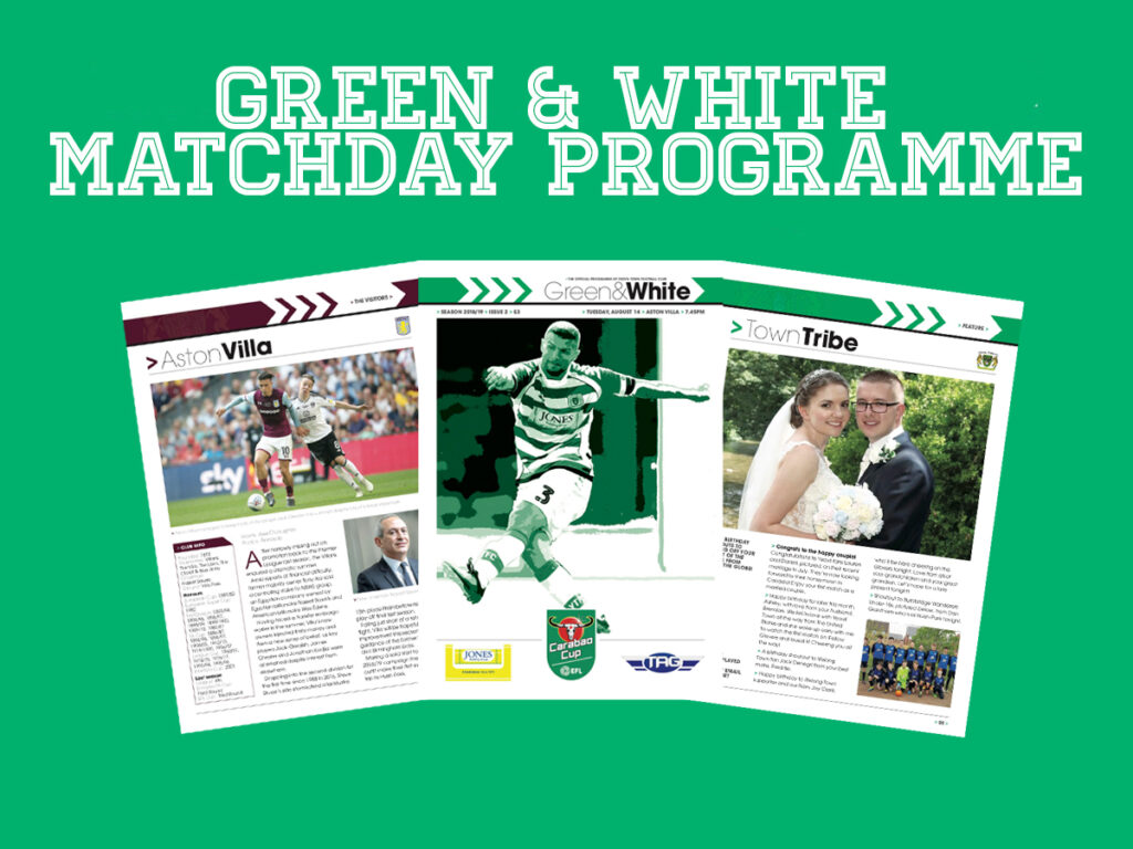 PROGRAMME | Pick up issue two of Green & White