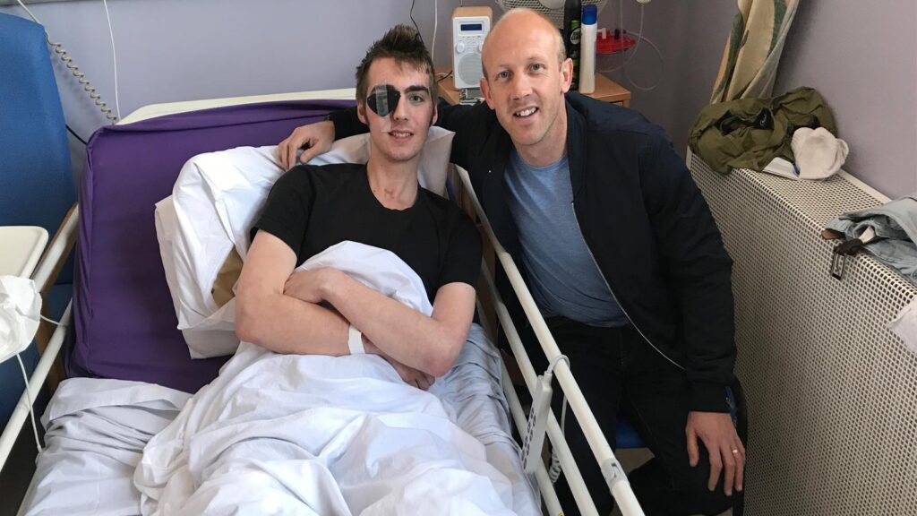 GAFFER SUPPORTS RECOVERING GLOVERS FAN
