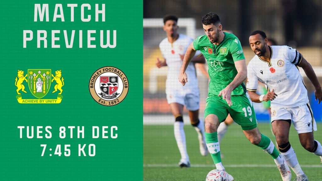 MATCH PREVIEW | Bromley F.C. – Yeovil Town