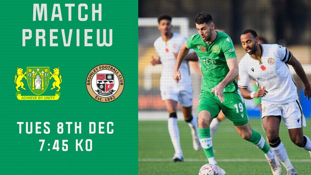 MATCH PREVIEW | Bromley F.C. - Yeovil Town
