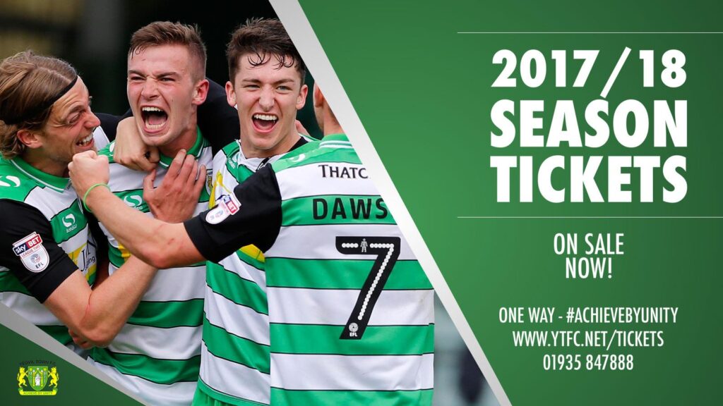 PRICE FREEZE: SEASON TICKETS 2017/18 ON SALE