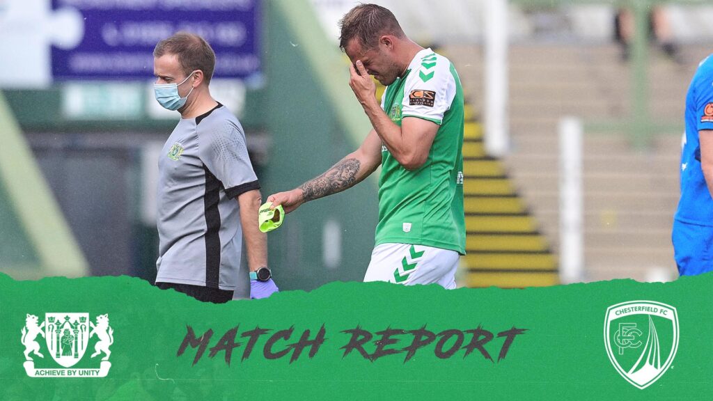 MATCH REPORT | Yeovil Town 0 - 2 Chesterfield