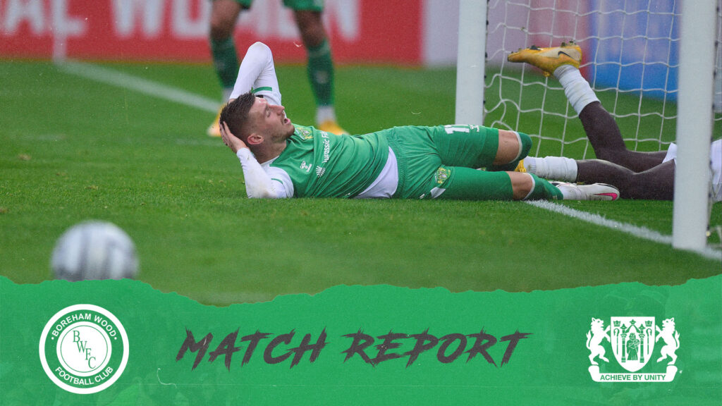 MATCH REPORT | Boreham Wood 2 - 1 Yeovil Town