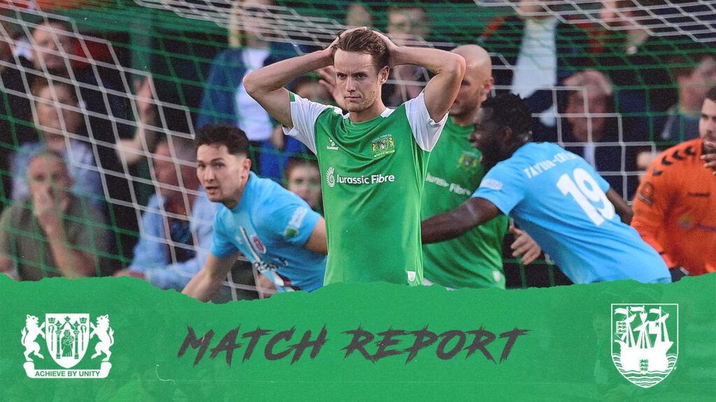 MATCH REPORT | Yeovil Town 1-1 Weymouth