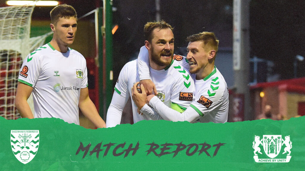 MATCH REPORT | Dagenham & Redbridge 0 – 1 Yeovil Town