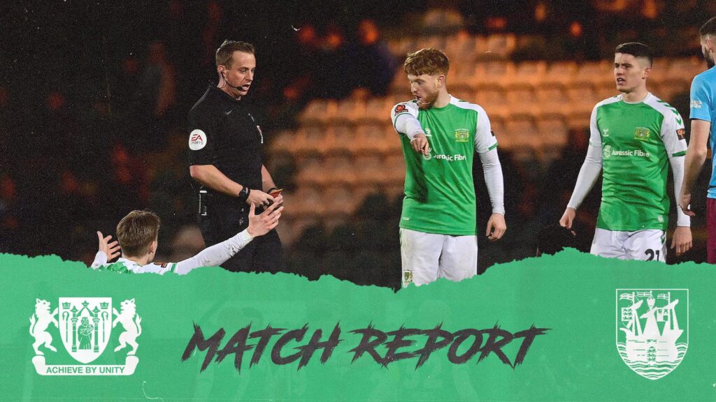 MATCH REPORT | Yeovil Town 1 – 1 Weymouth