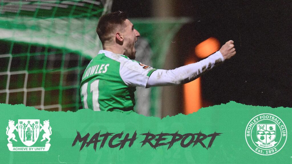 MATCH REPORT | Yeovil Town 2 – 1 Bromley