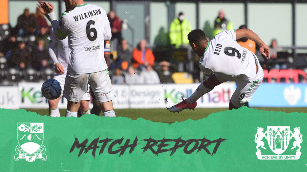 MATCH REPORT | Barnet 2 – 2 Yeovil Town