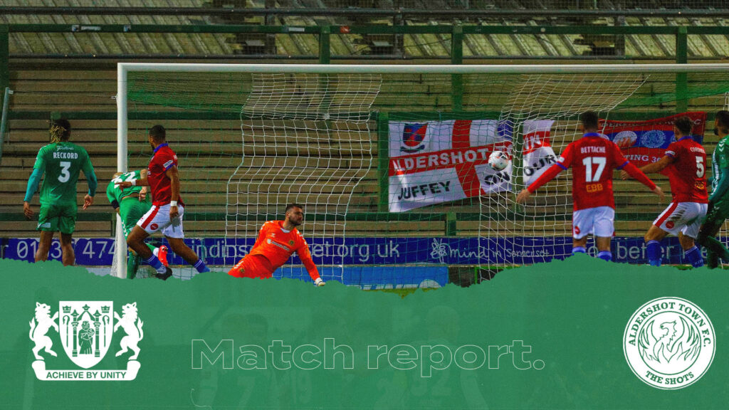REPORT | Yeovil Town 0 - 2 Aldershot Town