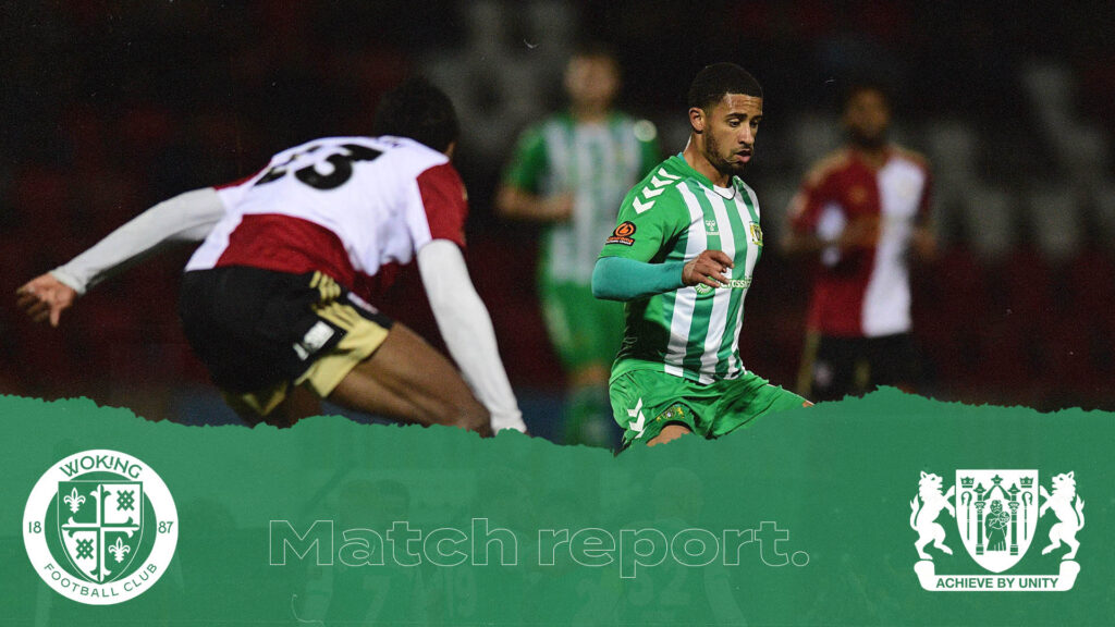 REPORT | Woking 1 - 0 Yeovil Town