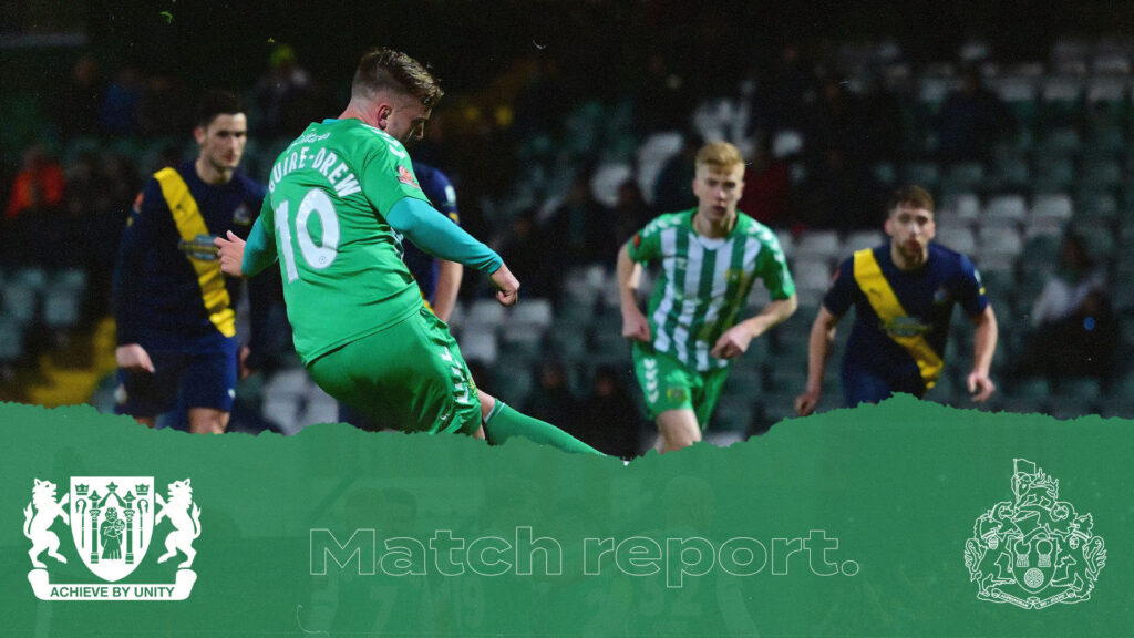 REPORT | Yeovil Town 1-1 Altrincham
