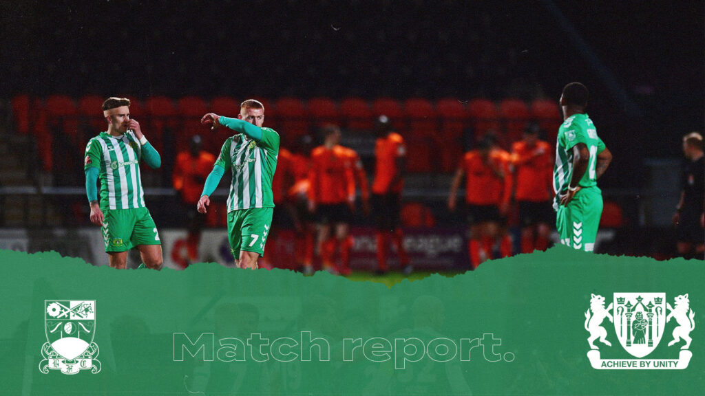 REPORT | Barnet 2-1 Yeovil Town