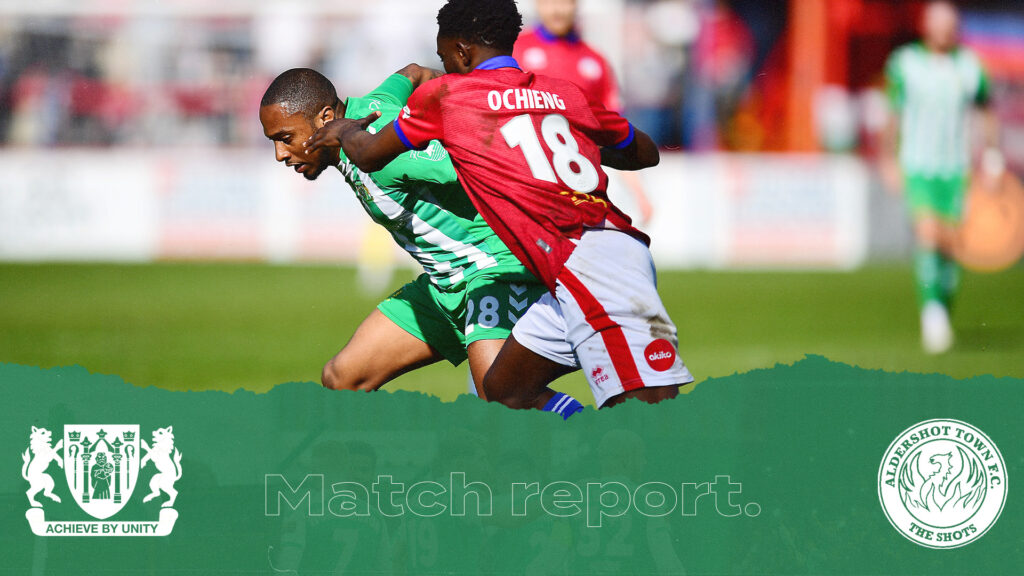 REPORT | Aldershot Town 1-1 Yeovil Town